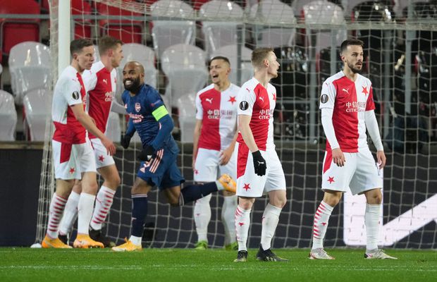 Arsenal a zdrobit Slavia lui Stanciu și se pregătește pentru șocul din semifinalele Europa League: se duelează cu fostul antrenor