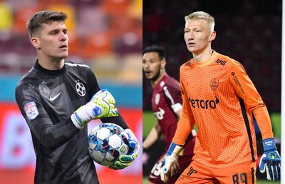 CFR Cluj - FCSB e și duelul portarilor » Cum sunt văzuți Hindrich și Târnovanu: „Unul are reflexe bune, celălalt comunică bine cu apărarea”