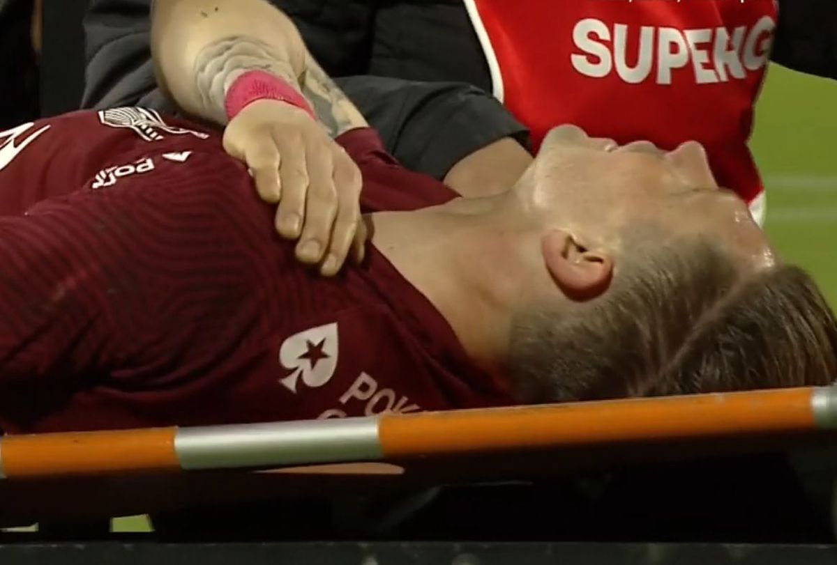 CFR Cluj, probleme înaintea derby-ului de titlu cu Farul: „A fost dus la spital, se pare că e grav”