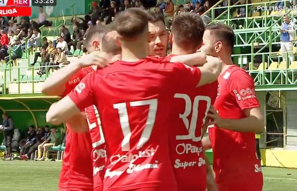 CS Mioveni - FC Hermannstadt 0-2 » Încă un pas spre Liga 2 pentru trupa lui Dică! Clasamentul ACUM