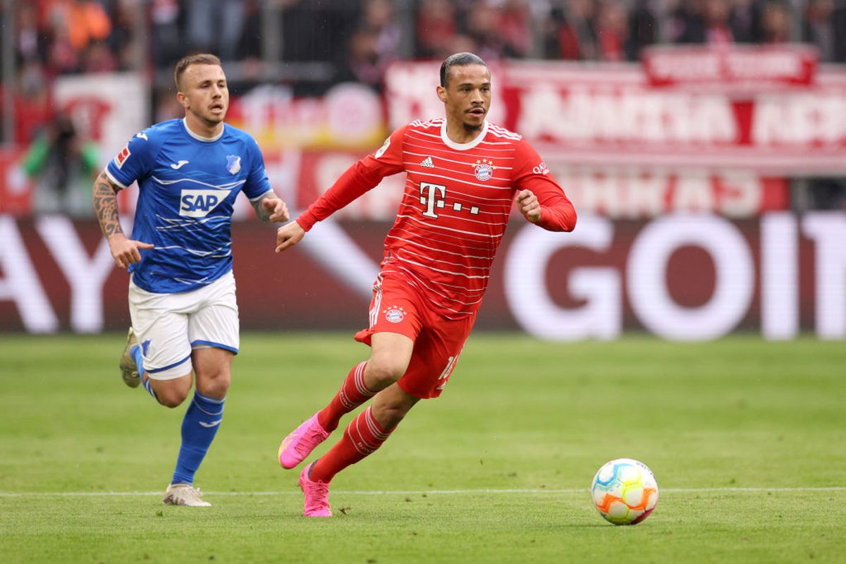 Leroy Sane, buză umflată la Bayern - Hoffenheim / FOTO: GettyImages