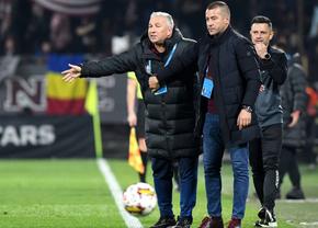 Dan Petrescu a sărit de pe bancă în minutul 41 » A cerut penalty, dar a fost pus la punct de arbitrul Iulian Călin