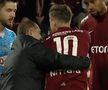 Accidentare Deac în CFR Cluj - Sepsi 2-1. Foto: captură Prima Sport