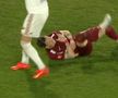 Accidentare Deac în CFR Cluj - Sepsi 2-1. Foto: captură Prima Sport