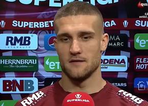 Daniel Bîrligea a explicat gestul care i-a stârnit pe suporterii rapidiști