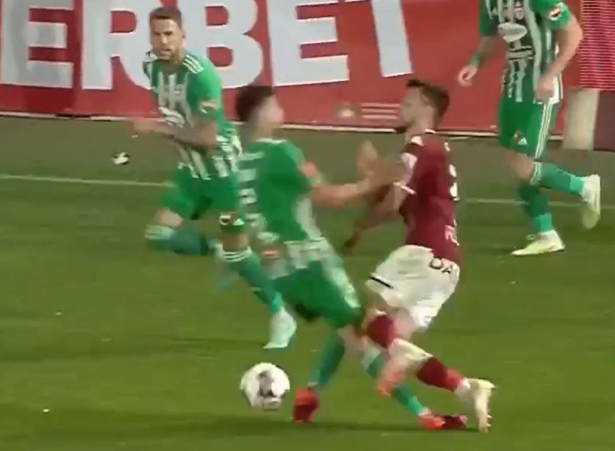 Nicolae Păun, accidentare în Sepsi - Rapid