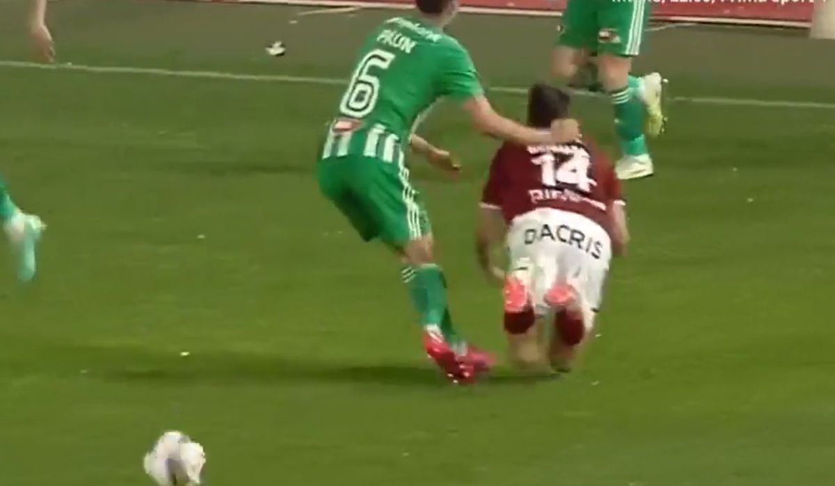 Nicolae Păun, accidentare în Sepsi - Rapid