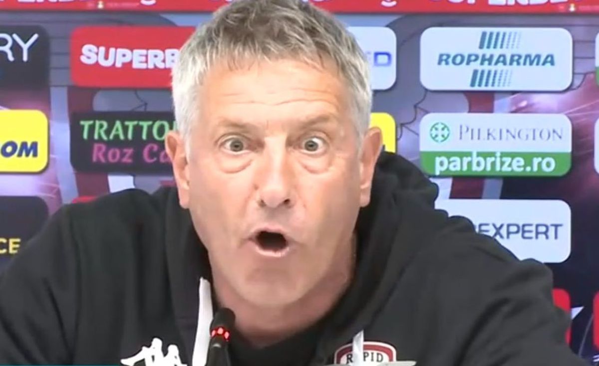 Cristiano Bergodi, criză de nervi după Rapid - Sepsi