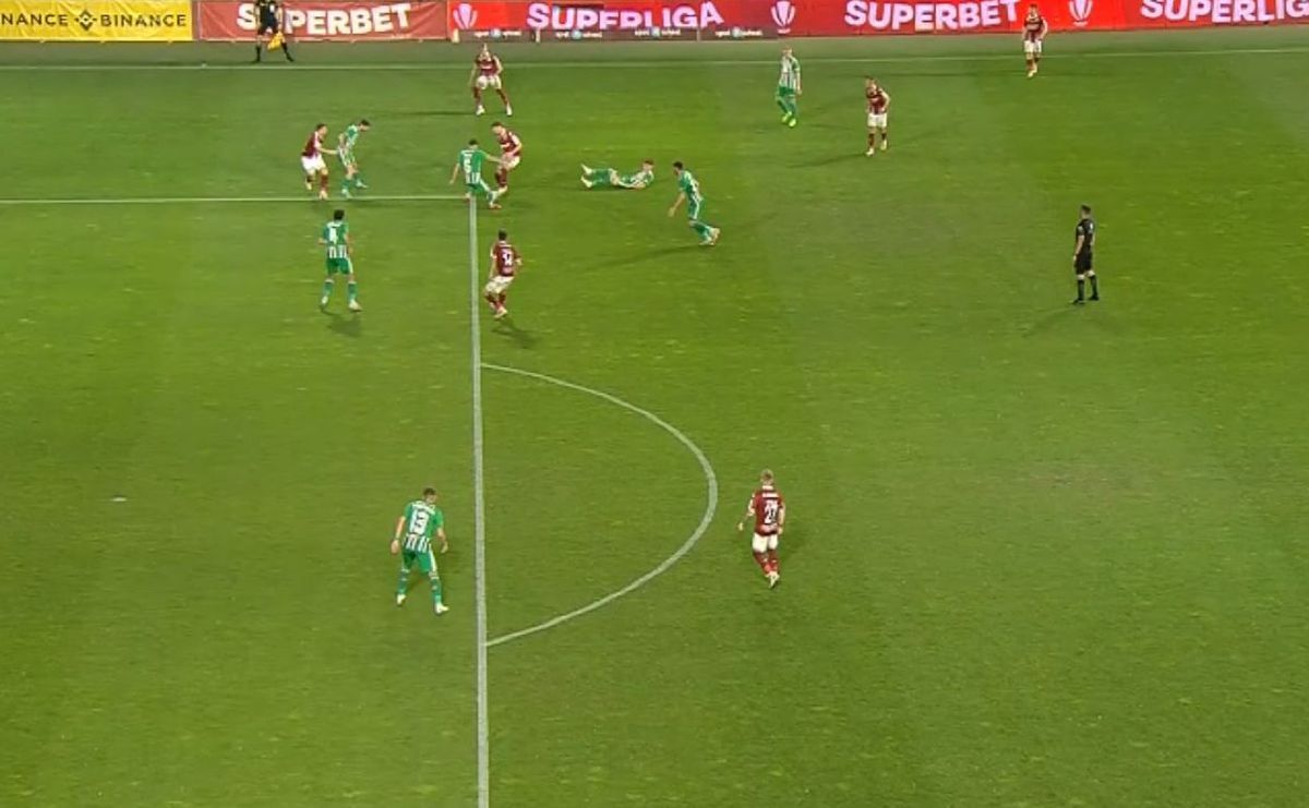 Penalty anulat cu VAR în Rapid - Sepsi