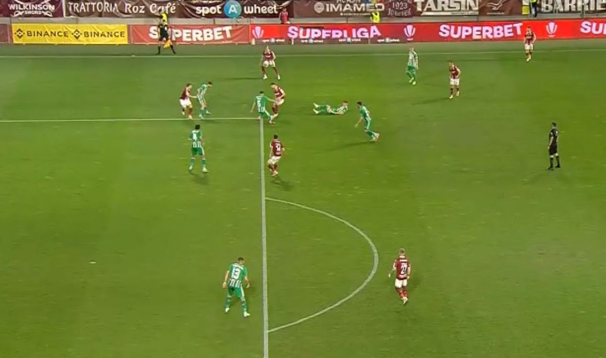 Sepsi, salvată de VAR în meciul cu Rapid! Penalty și eliminare anulate după analiza fazei