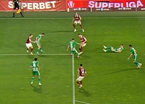 Sepsi, salvată de VAR în meciul cu Rapid! Penalty și eliminare anulate după analiza fazei