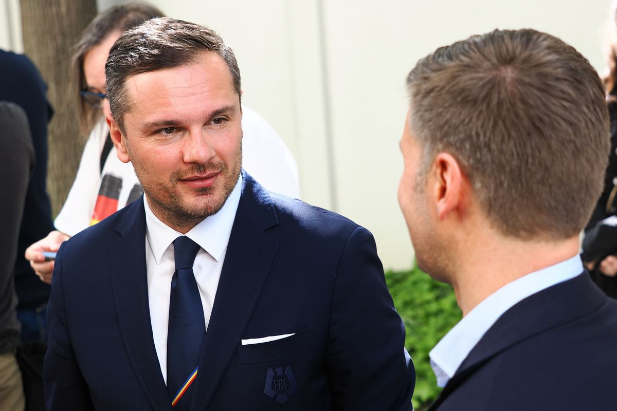 Fostul internațional neamț, conferință alături de ambasadorul Germaniei de la București: „Sunt optimist că România va trece mai departe de grupe la EURO”