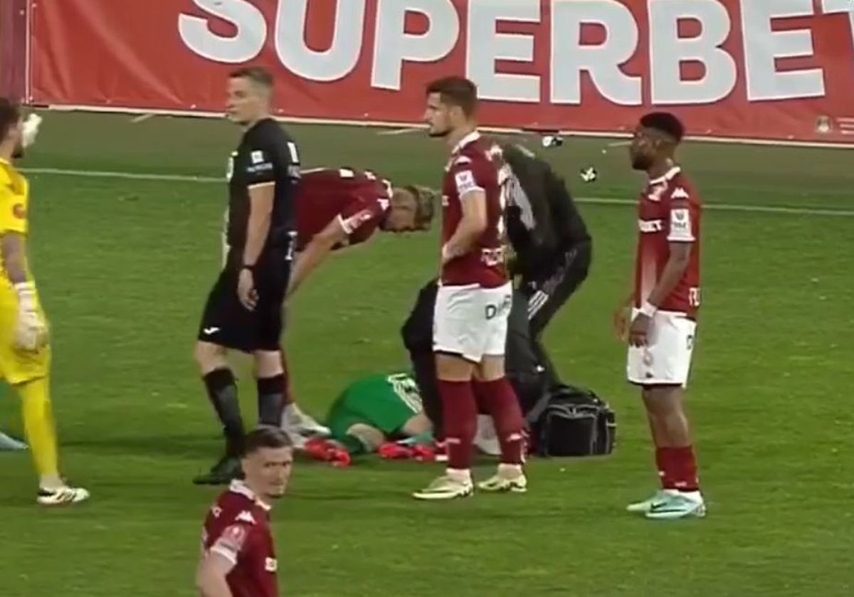 Nicolae Păun, accidentare în Sepsi - Rapid
