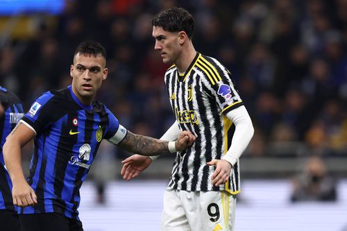 Lautaro Martinez și Dusan Vlahovic / Foto: Imago Images