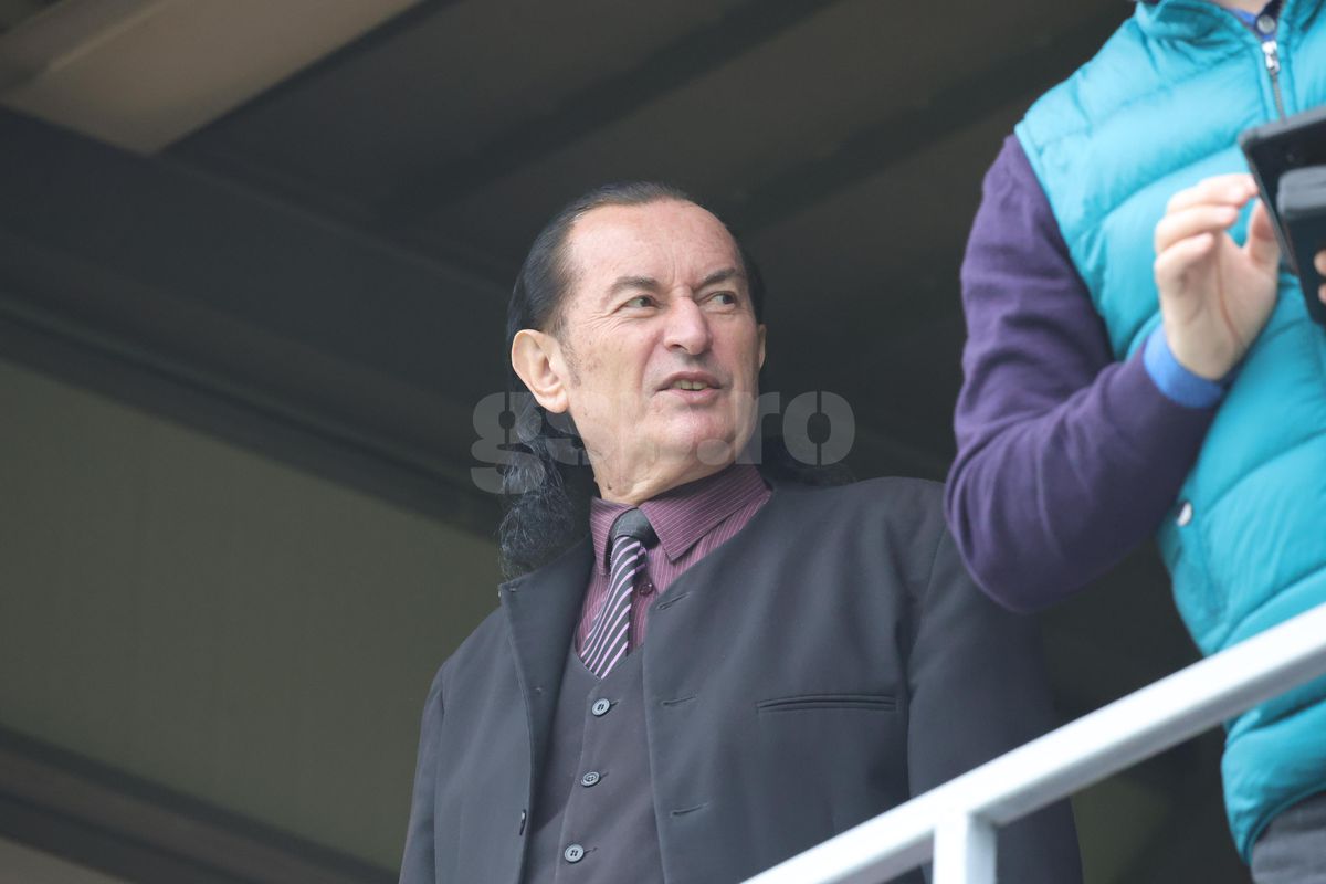 Cum arată acum controversatul Miron Cozma » A fost în tribune la Voluntari - FC Argeș, lângă oficialul FRF