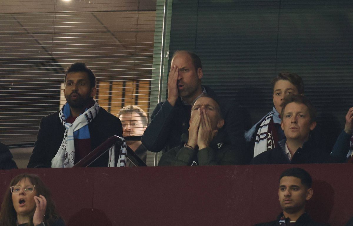 Cum a fost surprins Prințul William la golurile fabuloase ale lui Aston Villa, la returul cu PSG