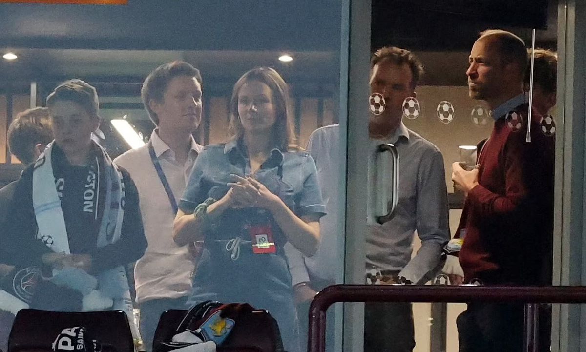 Prințul William la Aston Villa - PSG