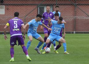 Voluntari - FC Argeș, duel încins în play-off Liga 2 » Cartonaș ROȘU după o intrare brutală