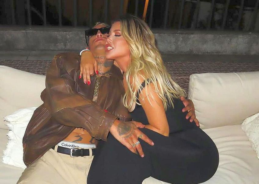 Wanda Nara și actualul iubit, rapperul L-Gante