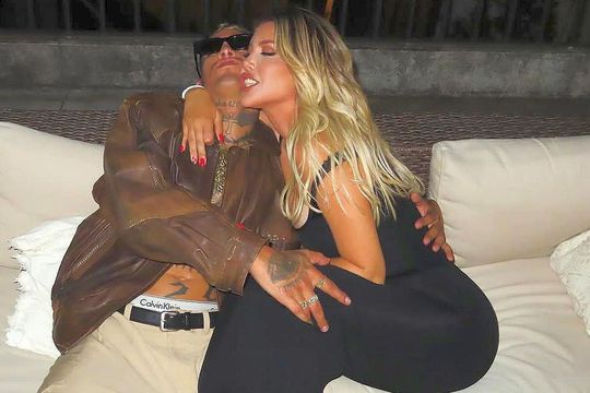 Wanda Nara și actualul iubit, rapperul L-Gante