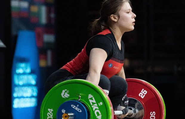 Andreea Cotruța, al doilea titlu la total pentru România la Campionatele Europene de haltere!
