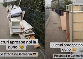 O româncă a filmat gunoiul din fața caselor din Germania: „Am făcut mulți bani din chestii de acest gen”
