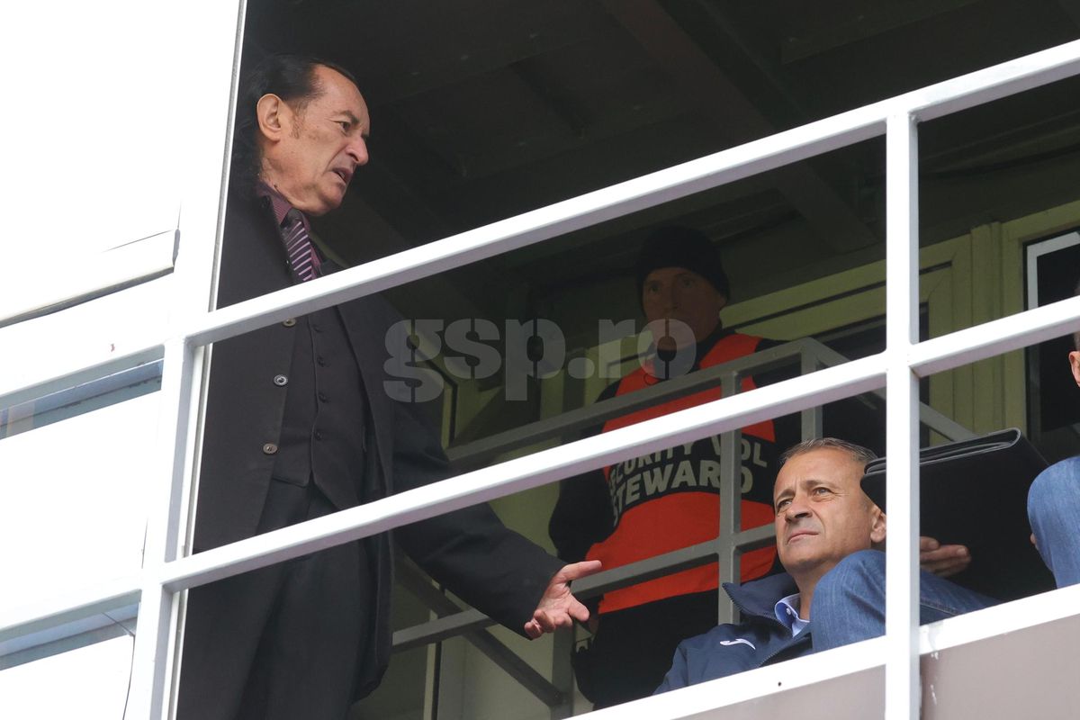 Cum arată acum controversatul Miron Cozma » A fost în tribune la Voluntari - FC Argeș, lângă oficialul FRF