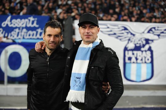 Ștefan Radu a fost în Peluza Nord împreună cu Antonio Candreva la derbyul Lazio - AS Roma 1-1 / Foto: Imago