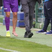 Piciorul lui Yanis Pîrvu / Foto: Ionuț Iordache GSP