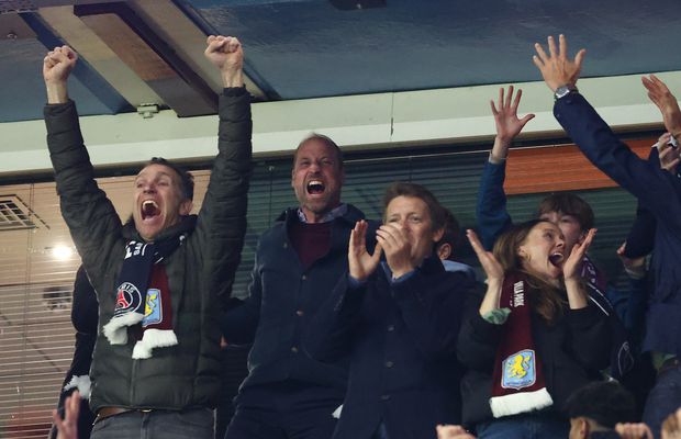 Cum a fost surprins Prințul William la golurile fabuloase ale lui Aston Villa, la returul cu PSG