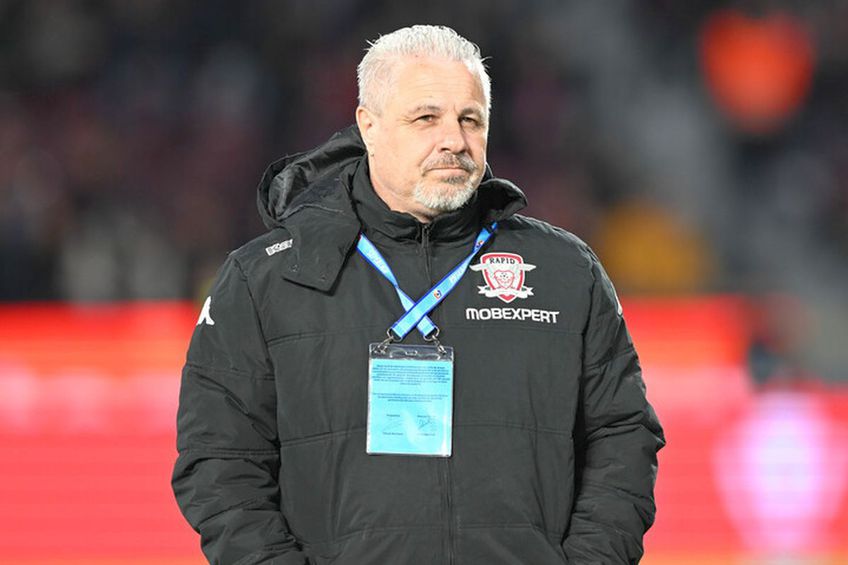 Marius Șumudică, în CFR Cluj - Rapid,  FOTO: Flaviu Buboi/SPORT PICTURES