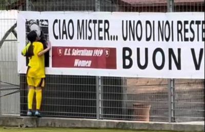 Omagiul care face înconjurul Italiei » A traversat tot terenul și a făcut un gest care a înmărmurit asistența