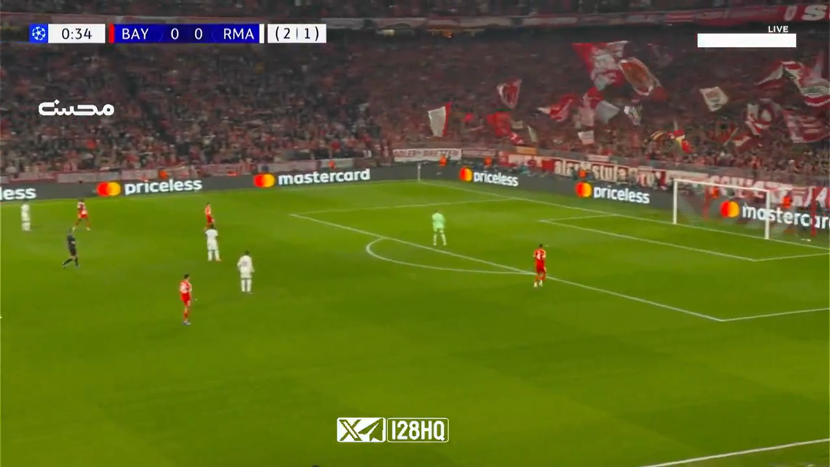 Ce a fost asta?! Gol de la 40 de metri în secunda 40 din Bayern - Real, după o gafă colosală