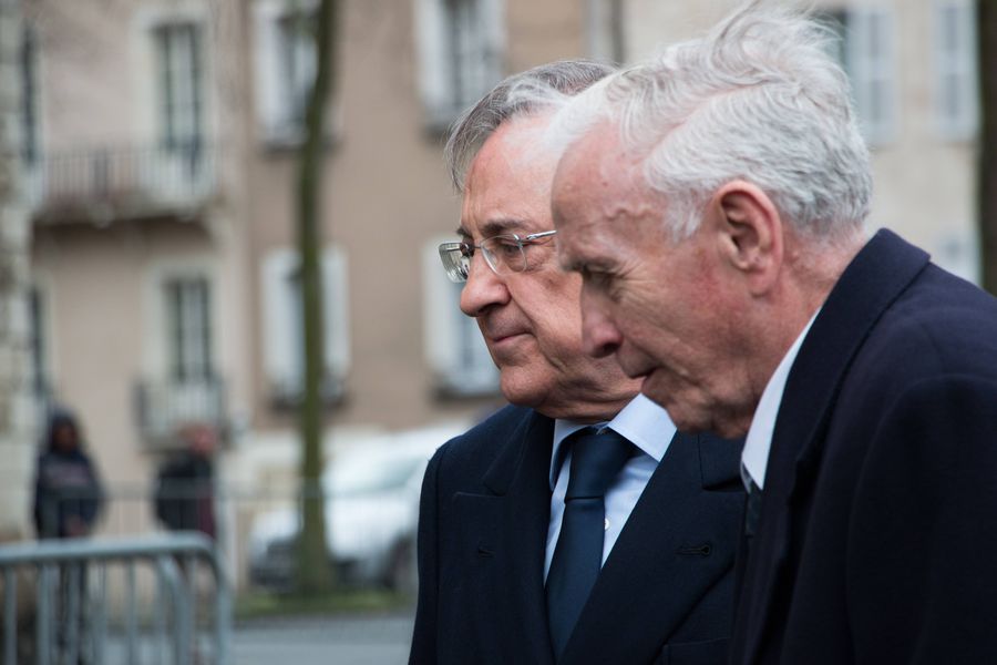 Jose Santamaria, alături de Florentino Perez, în 2017. Foto: Imago Images Veste tristă înaintea returului cu Bayern: s-a stins „Zidul” din echipa stelară a lui Real Madrid