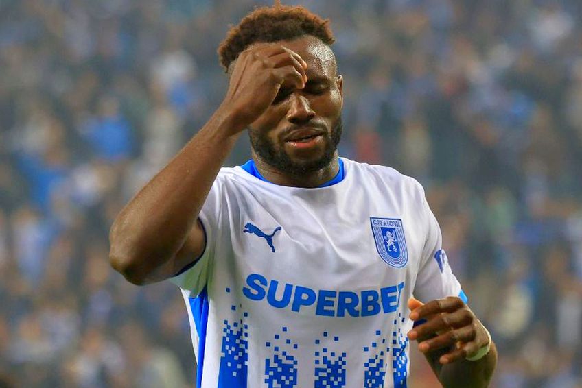 Monday Etim în Universitatea Craiova - Noah / foto: Ionuț Iordache (GSP)