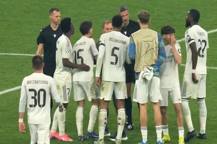 Arda Guler, eliminat după fluierul de final al arbitrului / foto: X