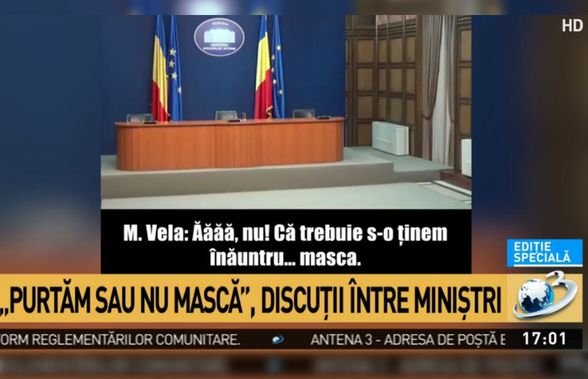 Marcel Vela, Nelu Tătaru și Raed Arafat într-un dialog surprins de microfoane, înaintea conferinței de presă: „Când vorbim, scoatem masca”