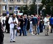 Imagini de la protestul anti-COVID19 din Piața Victoriei
