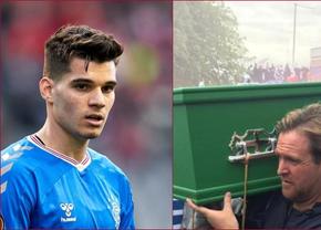 Ianis Hagi, întâmpinat cu un sicriu verde » Incidente la sărbătoarea lui Rangers