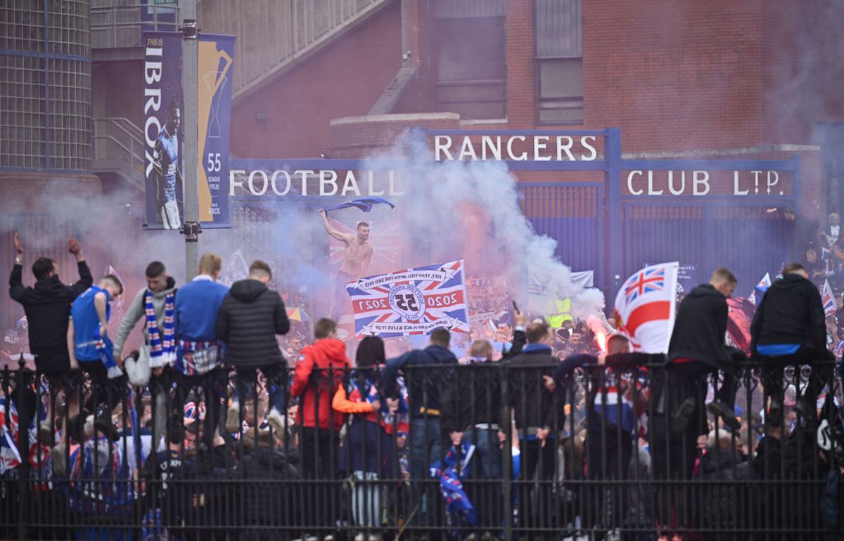 Rangers, campioană! Fanii au ieșit pe stradă