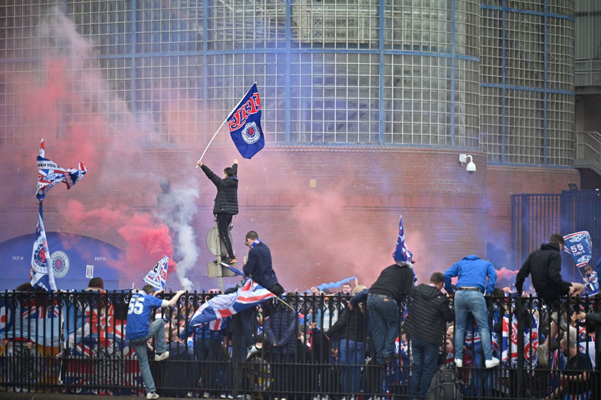 Rangers, campioană! Fanii au ieșit pe stradă