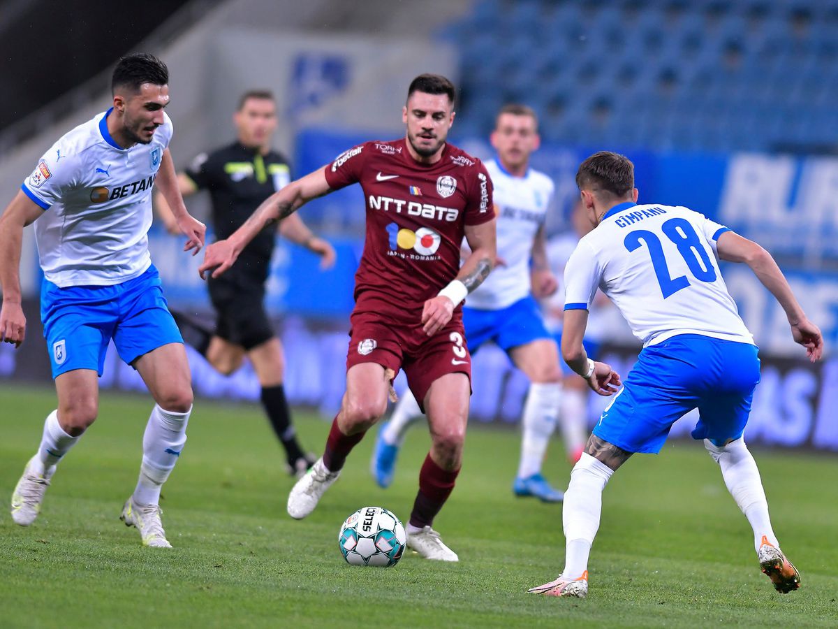 CS U Craiova - CFR Cluj 1-3 » Ardelenii, pas mare către titlu! CALCULE + clasamentul actualizat