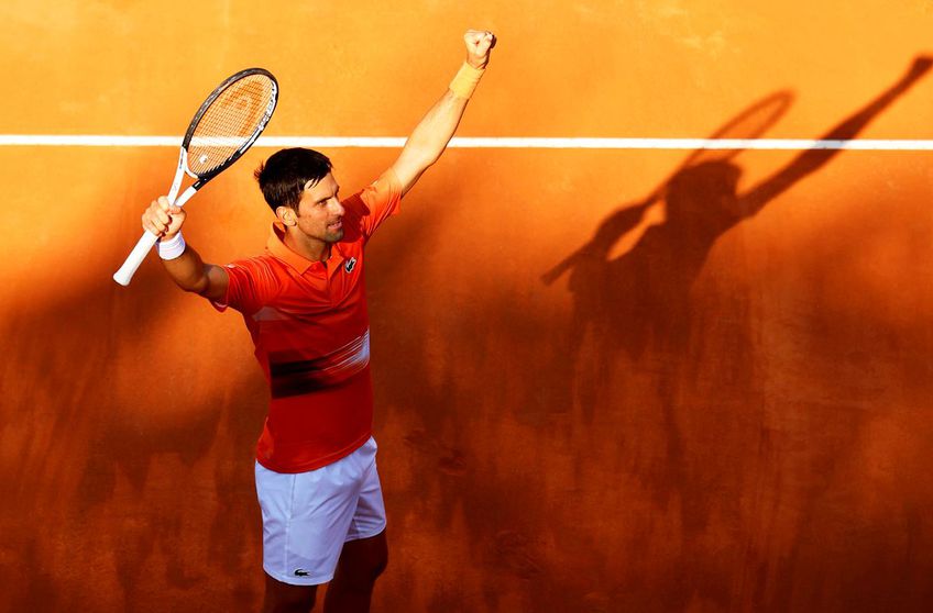 Novak Djokovic (34 de ani, 1 ATP) a cucerit titlul la Roma, după o finală fără istoric împotriva grecului Stefanos Tsitsipas (23 de ani, 5 ATP), scor 6-0, 7-6(5).