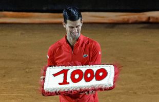 Djokovic s-a calificat în finală la Roma și a ajuns la 1.000 de victorii în carieră » Nole, motivat de performanțele lui Nadal și Federer
