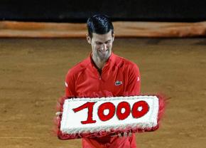 Djokovic a intrat în istoria tenisului » S-a calificat în finală la Roma și a ajuns la 1.000 de victorii în carieră