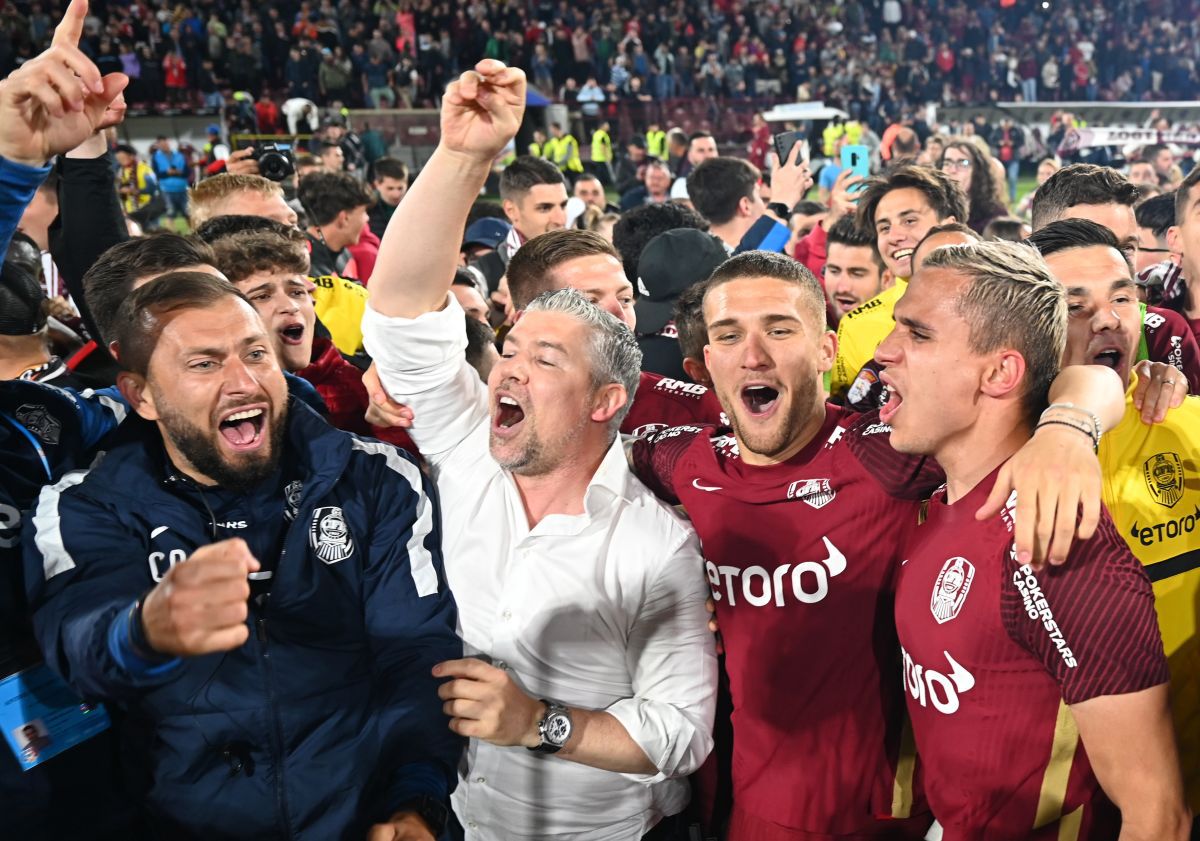 CFR Cluj, sărbătoare de titlu