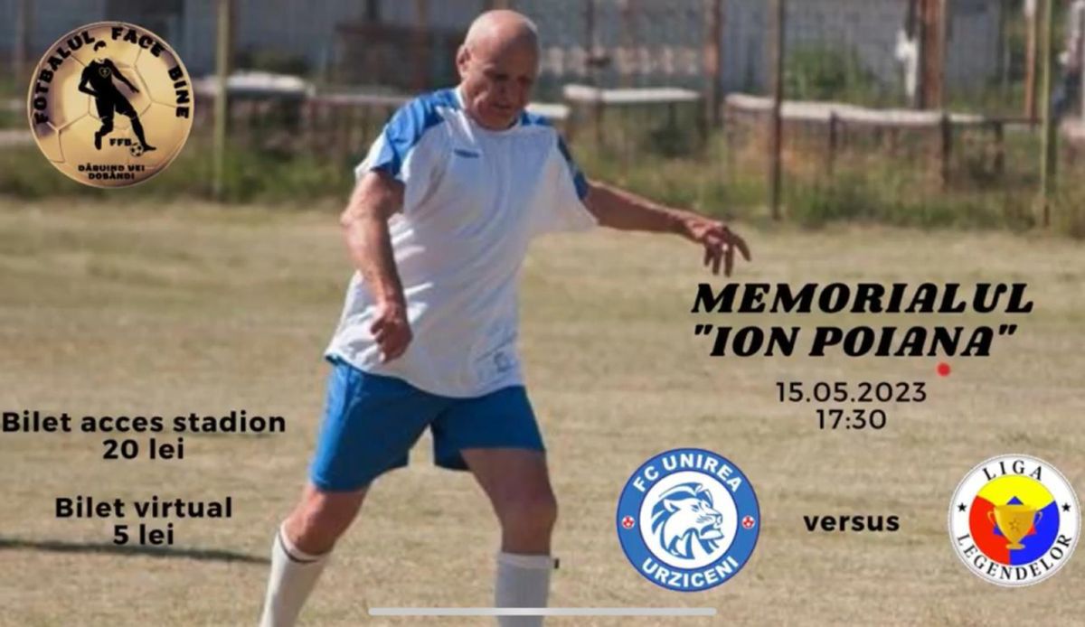 Șase goluri în meciul demonstrativ old-school de la Urziceni: Dan Petrescu, show cu foștii campioni ai Unirii și alte nume mari din fotbalul românesc