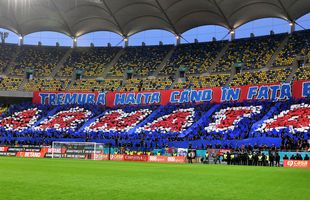 Dinamo și Steaua s-au războit iar în peluze: „Tremură haita când în față e Armata!” » „Câinii” au răspuns cu o scenografie interactivă inedită