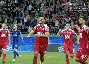 „GAME OVER” » Gest sfidător la adresa Stelei, după golul de 3-0 marcat de Dinamo