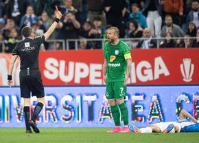 Denis Alibec a primit amenințări după ce a fost eliminat la Craiova: „Nu se iartă pentru ce a făcut! Au fost «n» mesaje că ar fi dat meciul pentru FCSB”